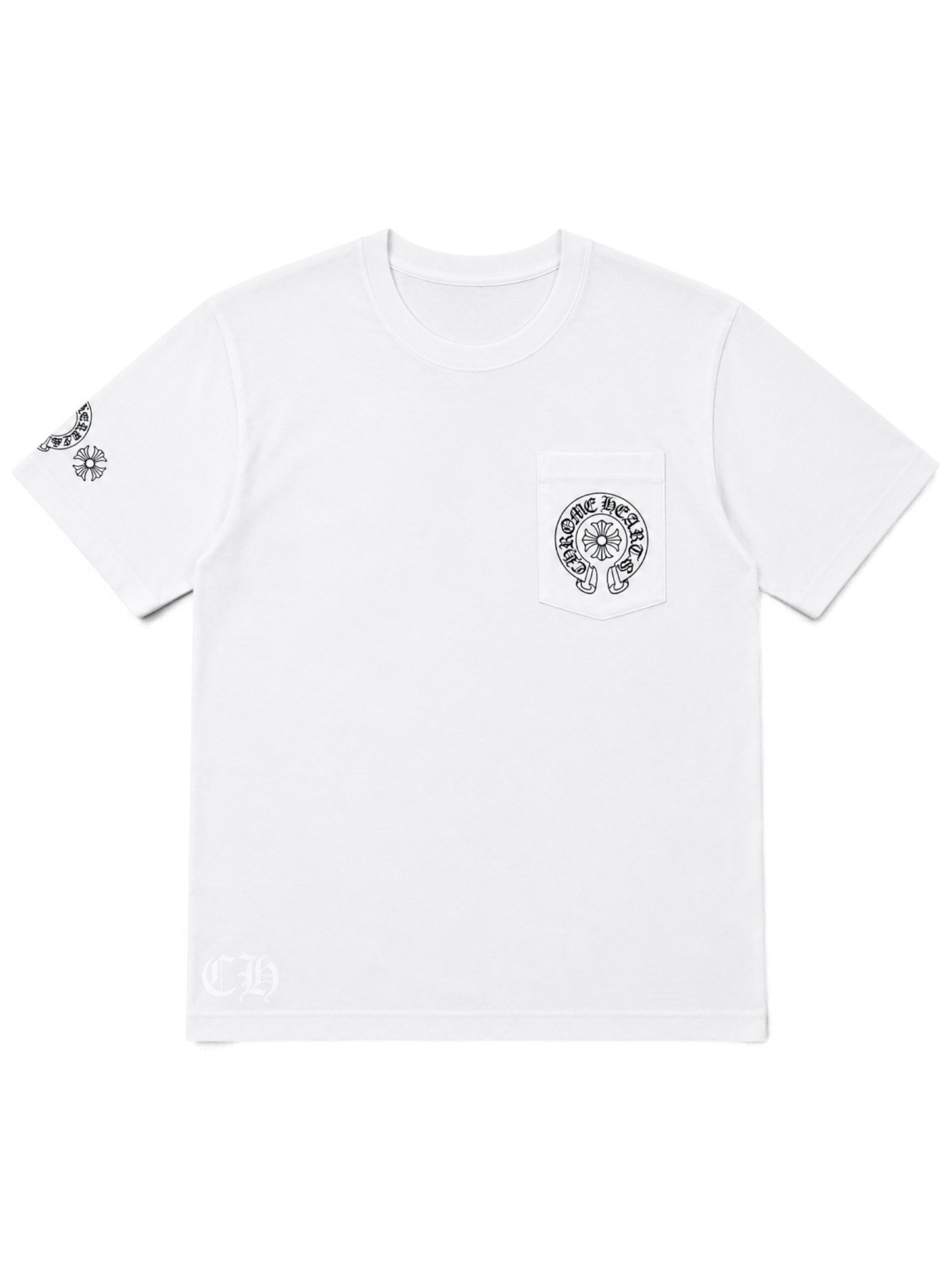 Chrome Hearts USA Gradient Horseshoe T-Shirt white