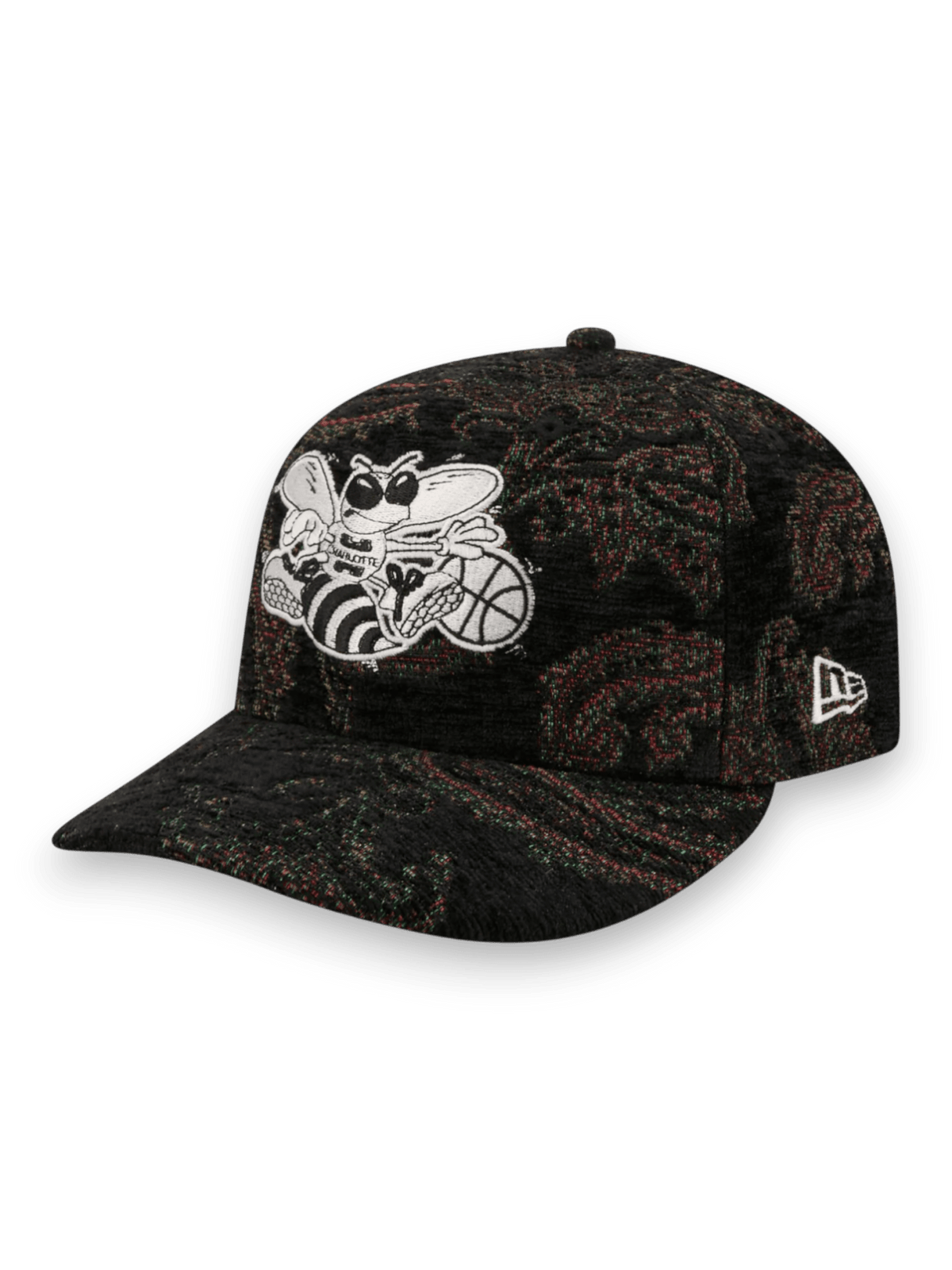 New Era Cap 59FIFTY Three Looms Jacquard Chenille Charlotte Hornets