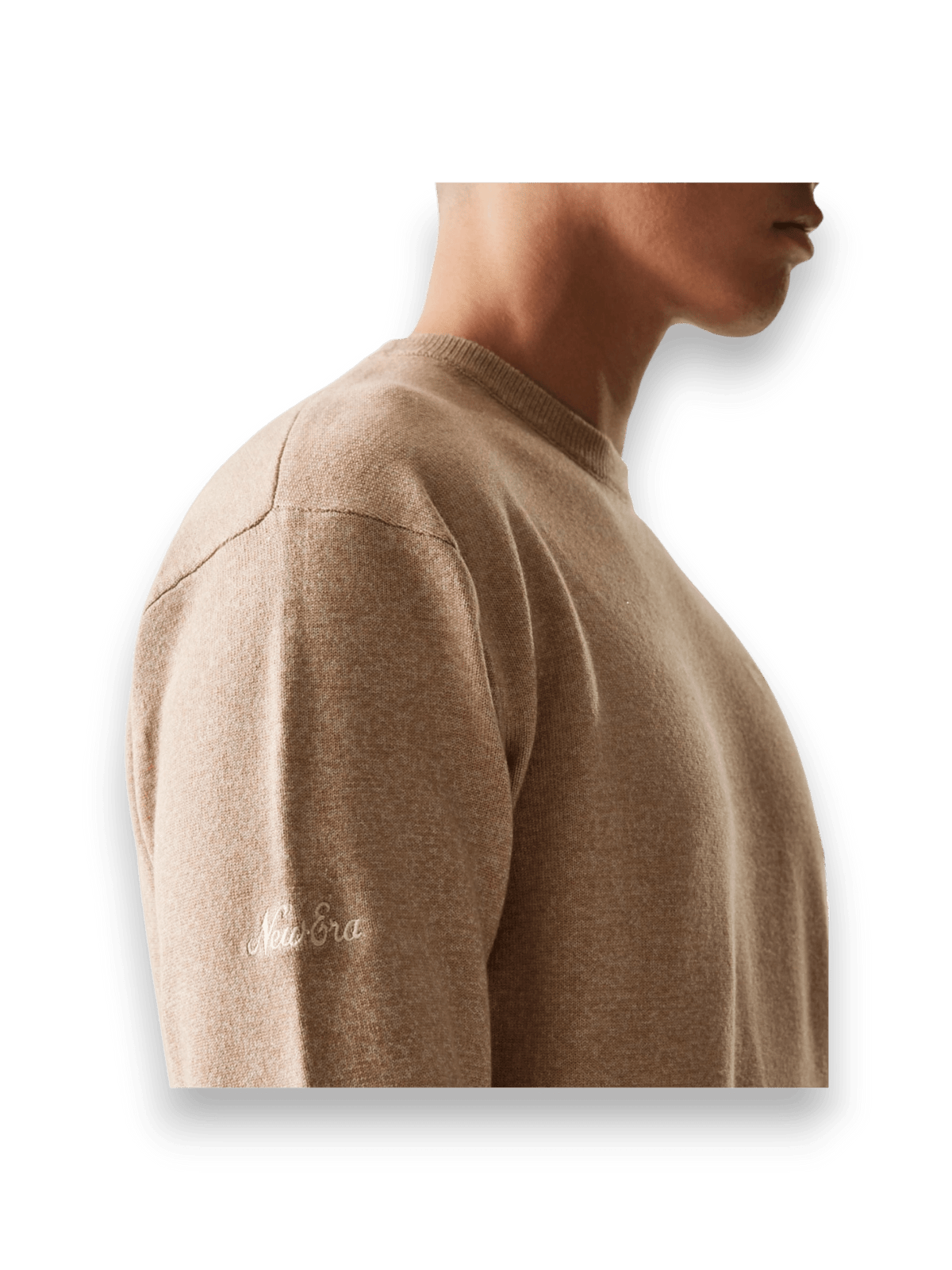 New Era Essential Flag Light Beige Knitted Sweater