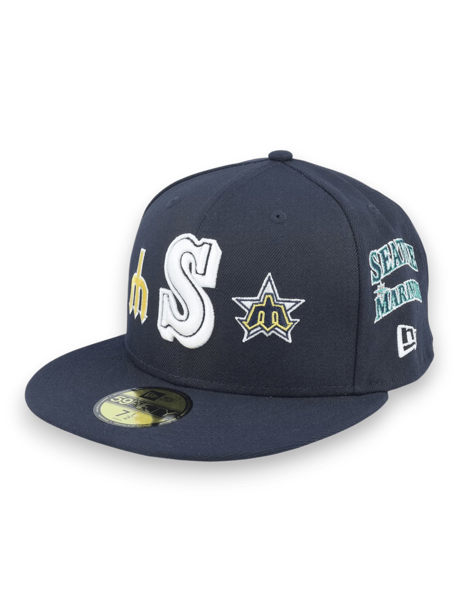 New Era Seattle Mariners MLB Cooperstown Patch 59FIFTY Navy Fitted
