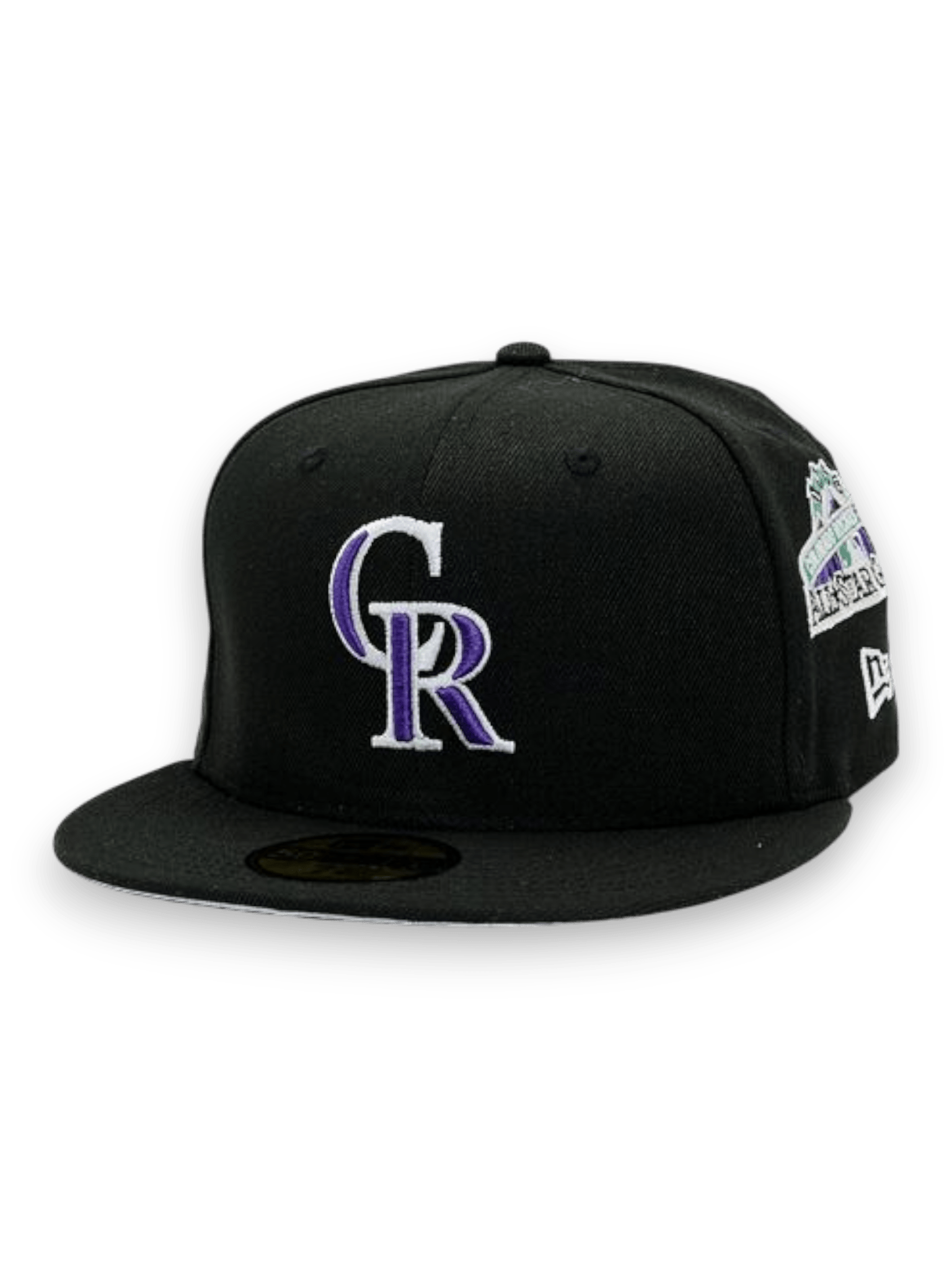 New Era MLB Image Drop All Over Print 59FIFTY Colorado Rockies Black