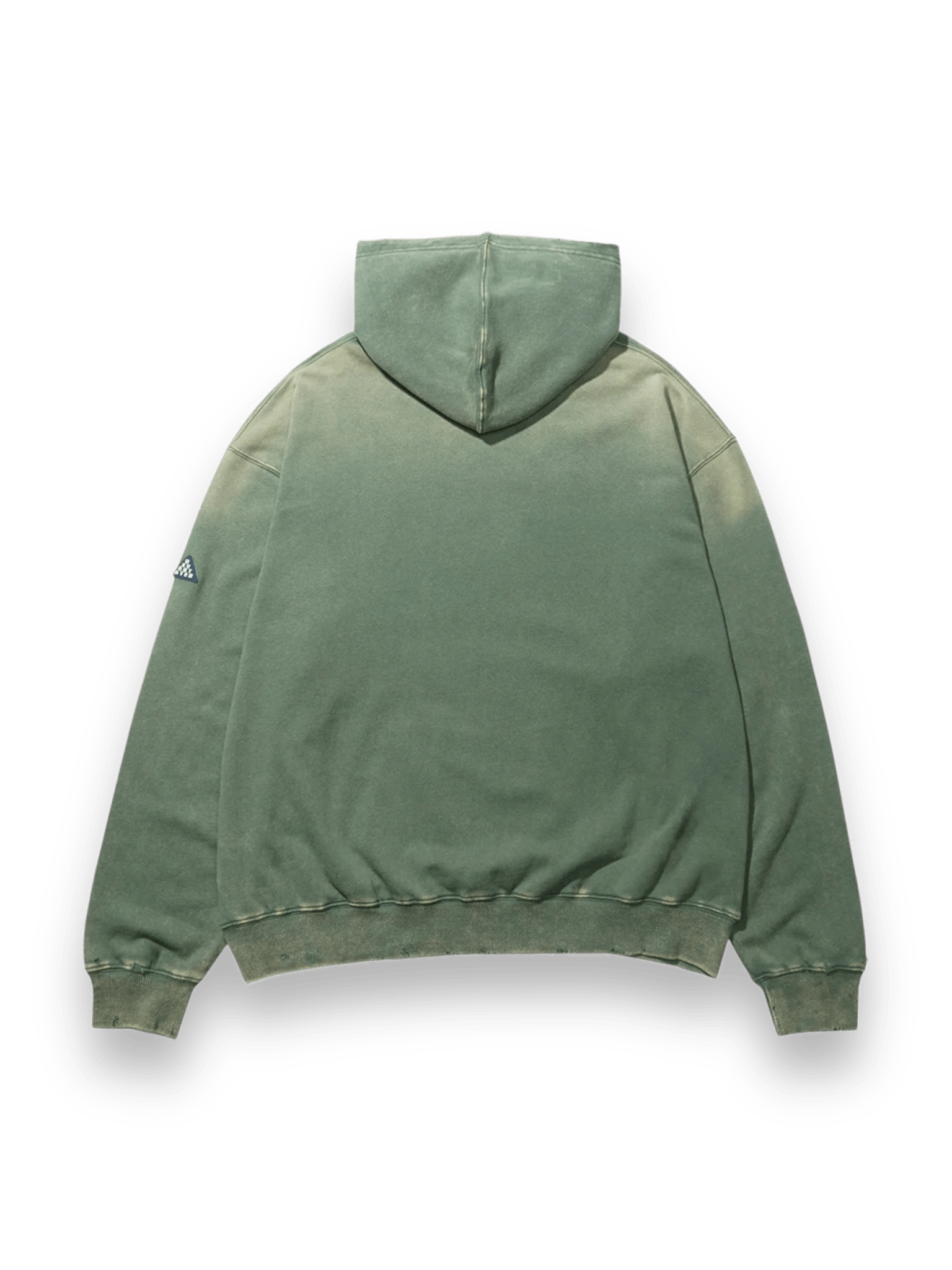 DEVÁ STATES Distressed Hoodie Cross Green