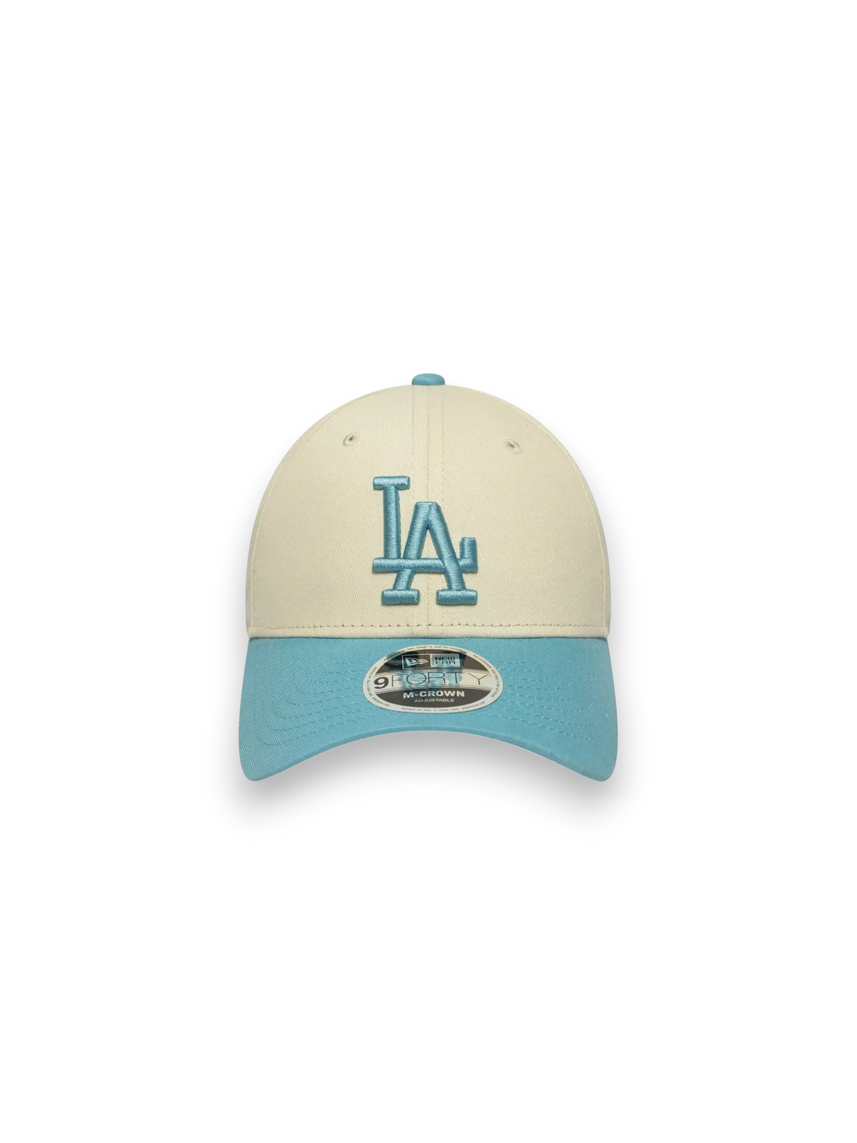 New Era LA Dodgers MLB Colour Block Cream 9FORTY M-Crown Adjustable Cap