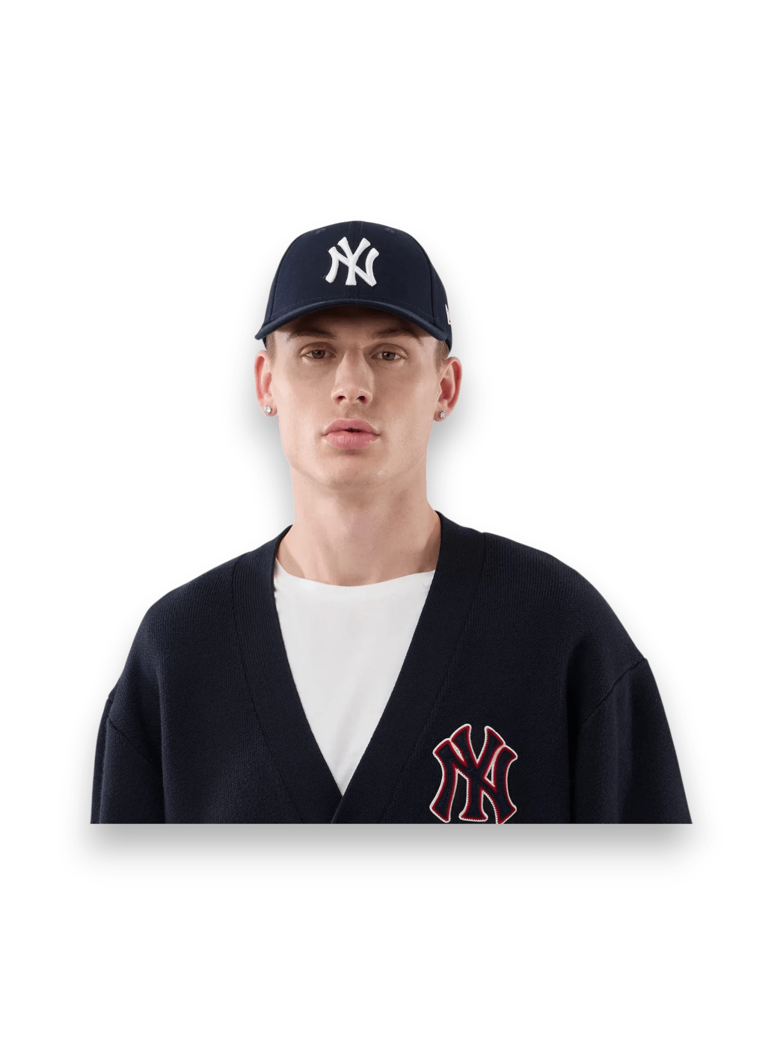 New Era New York Yankees MLB Knit Navy Cardigan