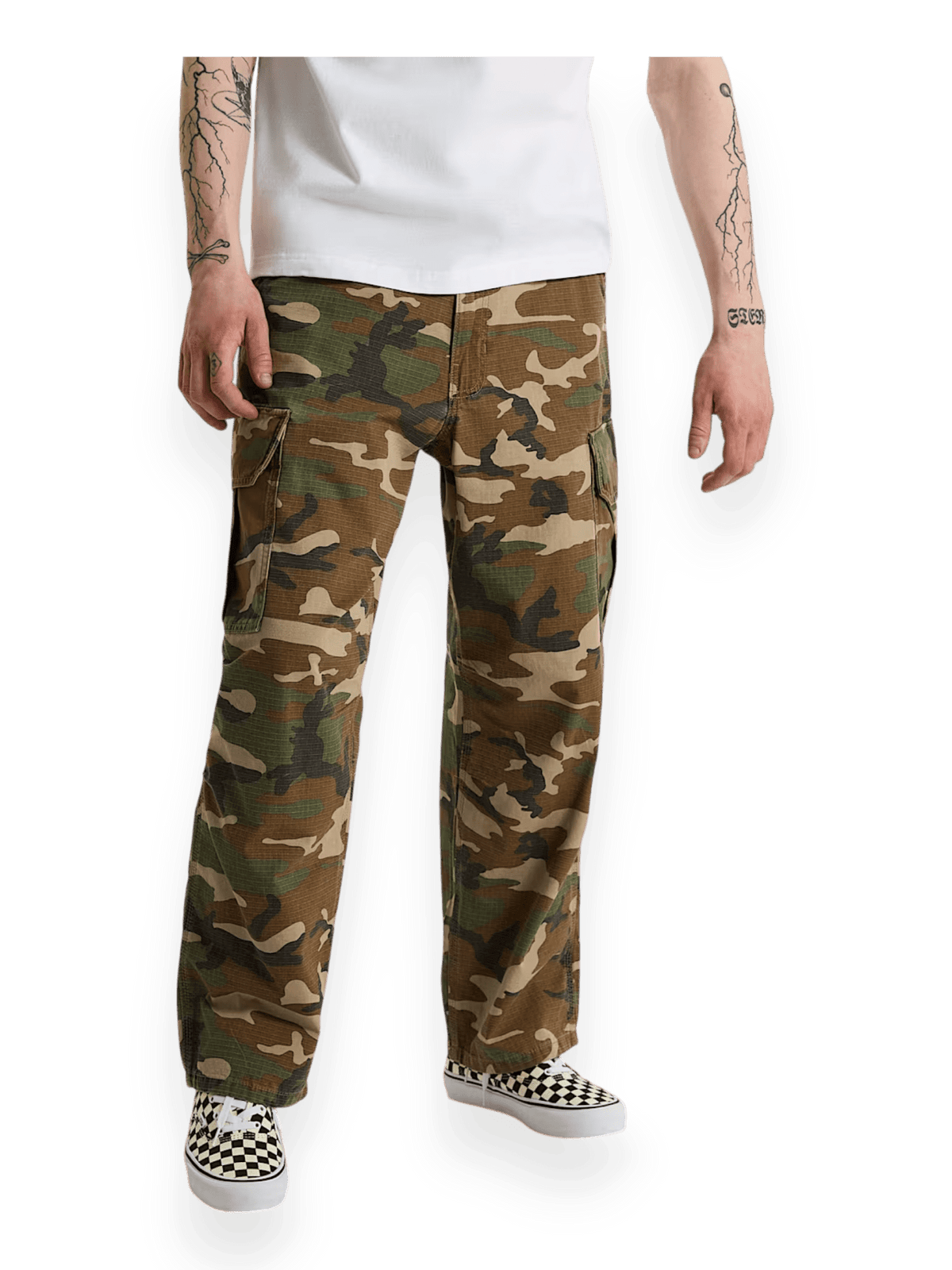 Vans Para Baggy AOP Cargo Pant Aluminum Camo
