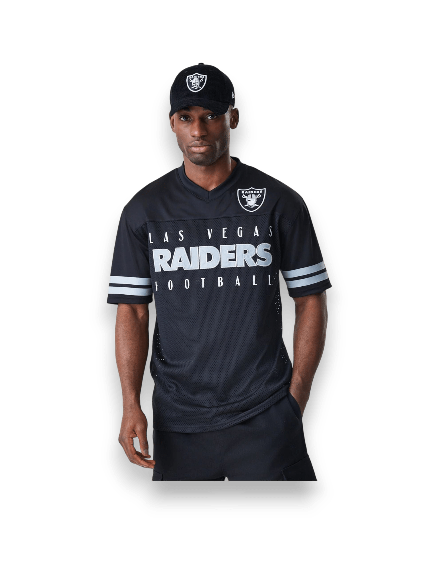 New Era Jersey Las Vegas Raiders NFL Mesh Nera