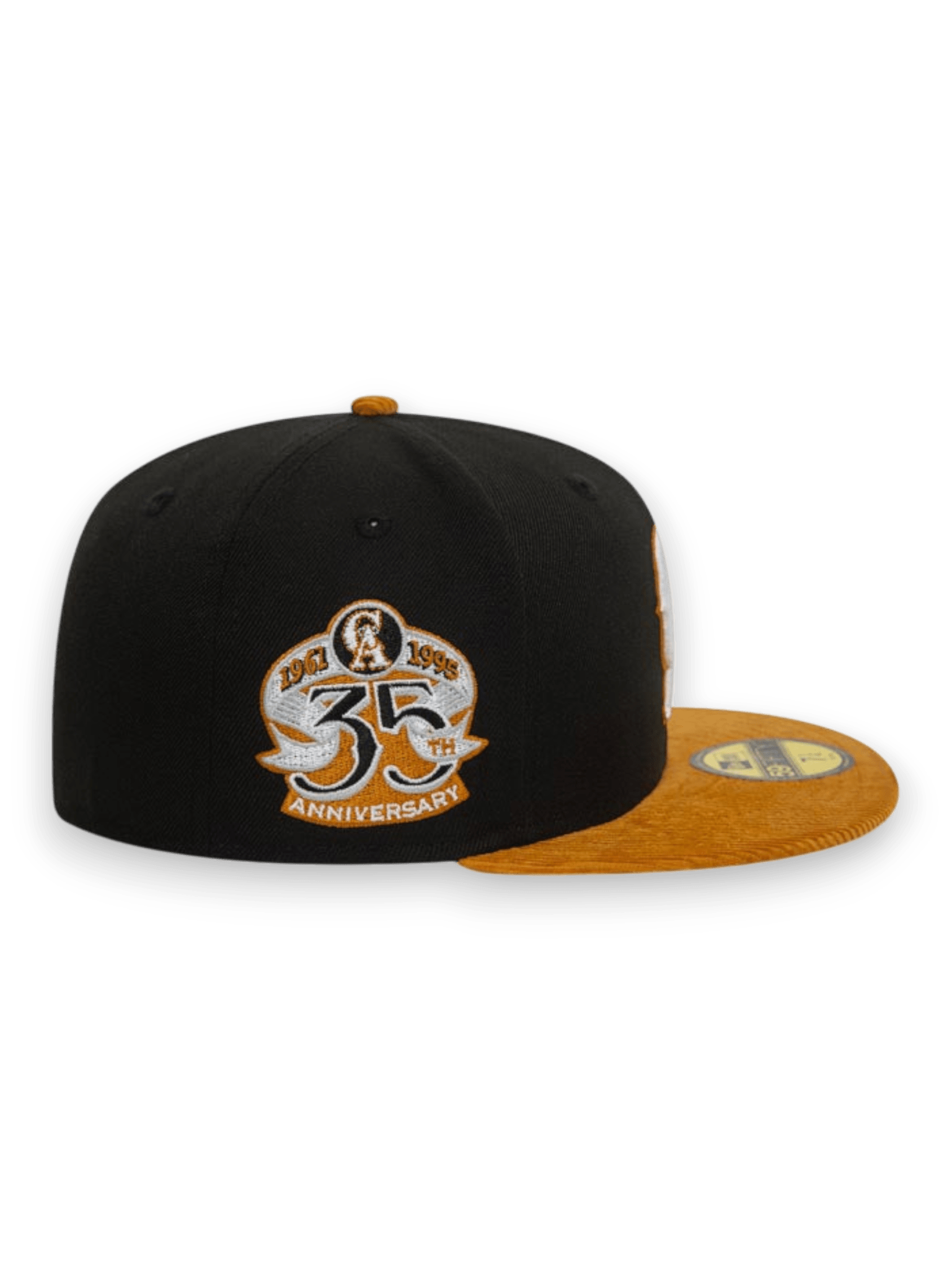 New Era LA Angels Contrast Cord Black 59FIFTY Fitted Cap