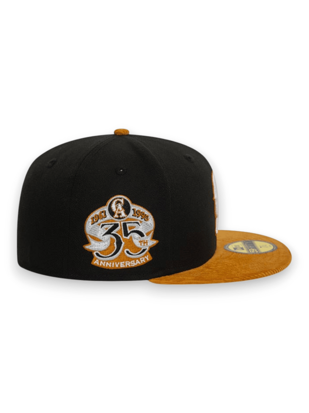New Era LA Angels Contrast Cord Black 59FIFTY Fitted Cap