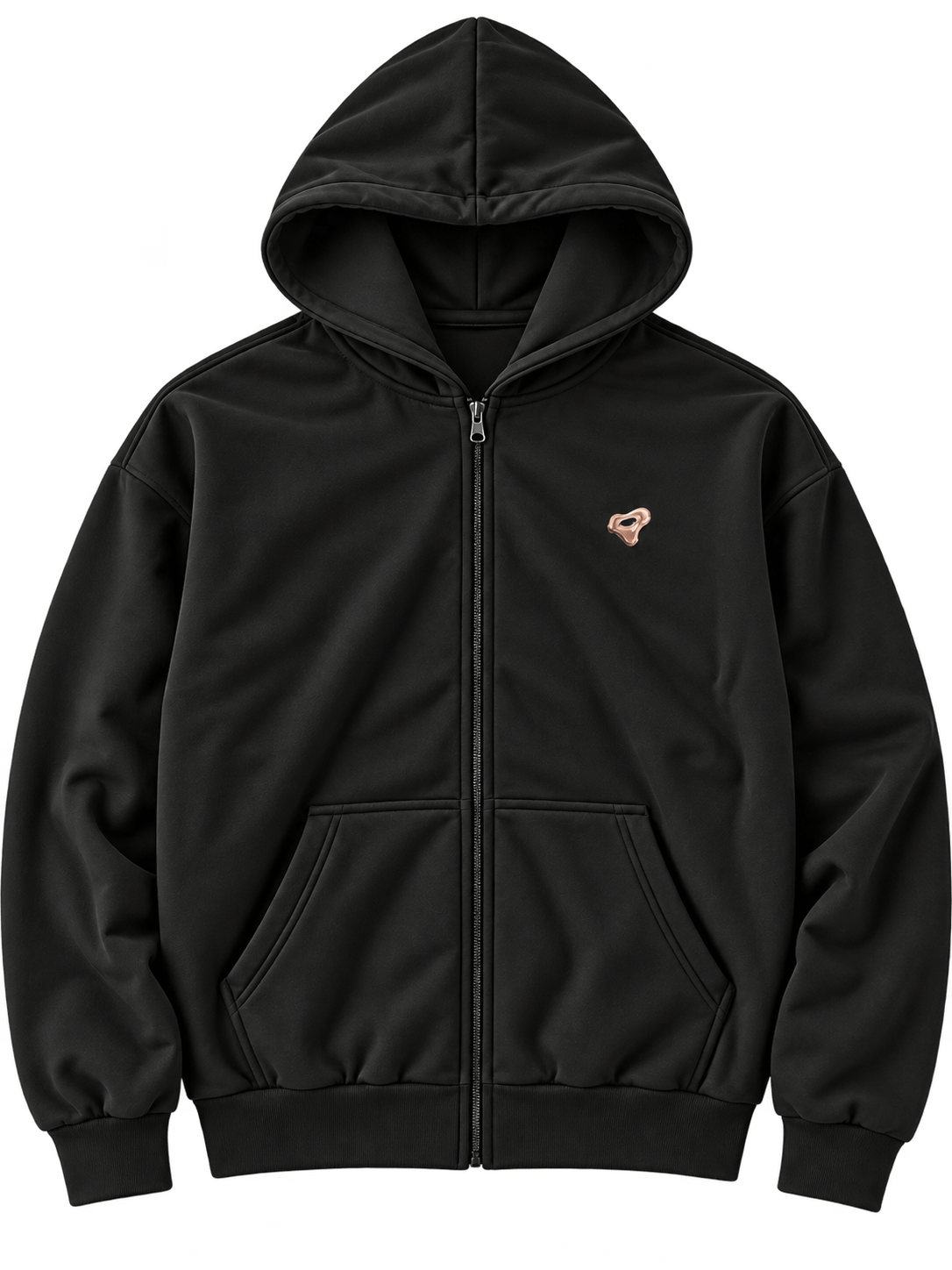 Oblio The FDM Club Zip Hoodie Black