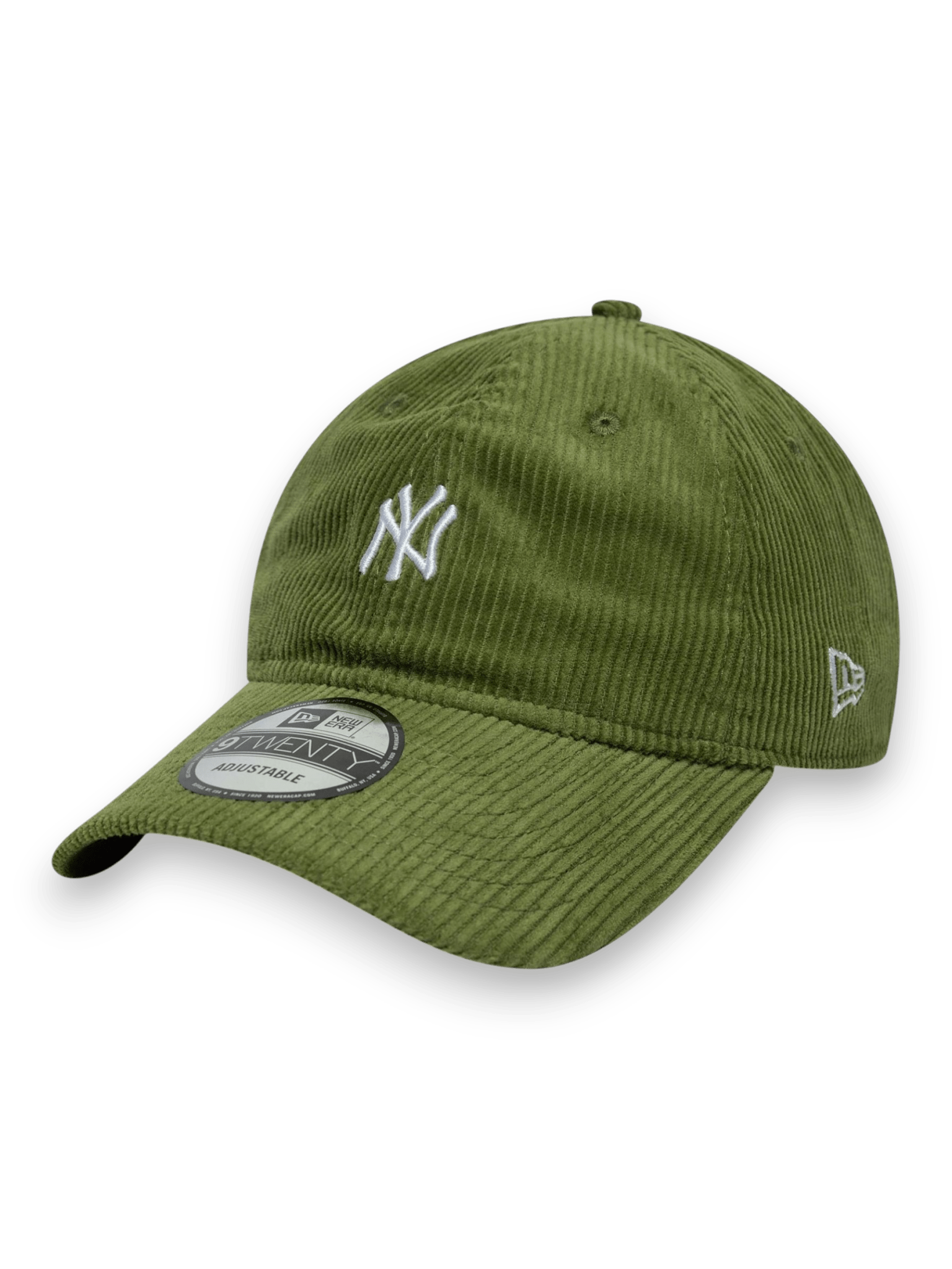 New Era 9TWENTY New York Yankees MLB Cord Verde Scuro