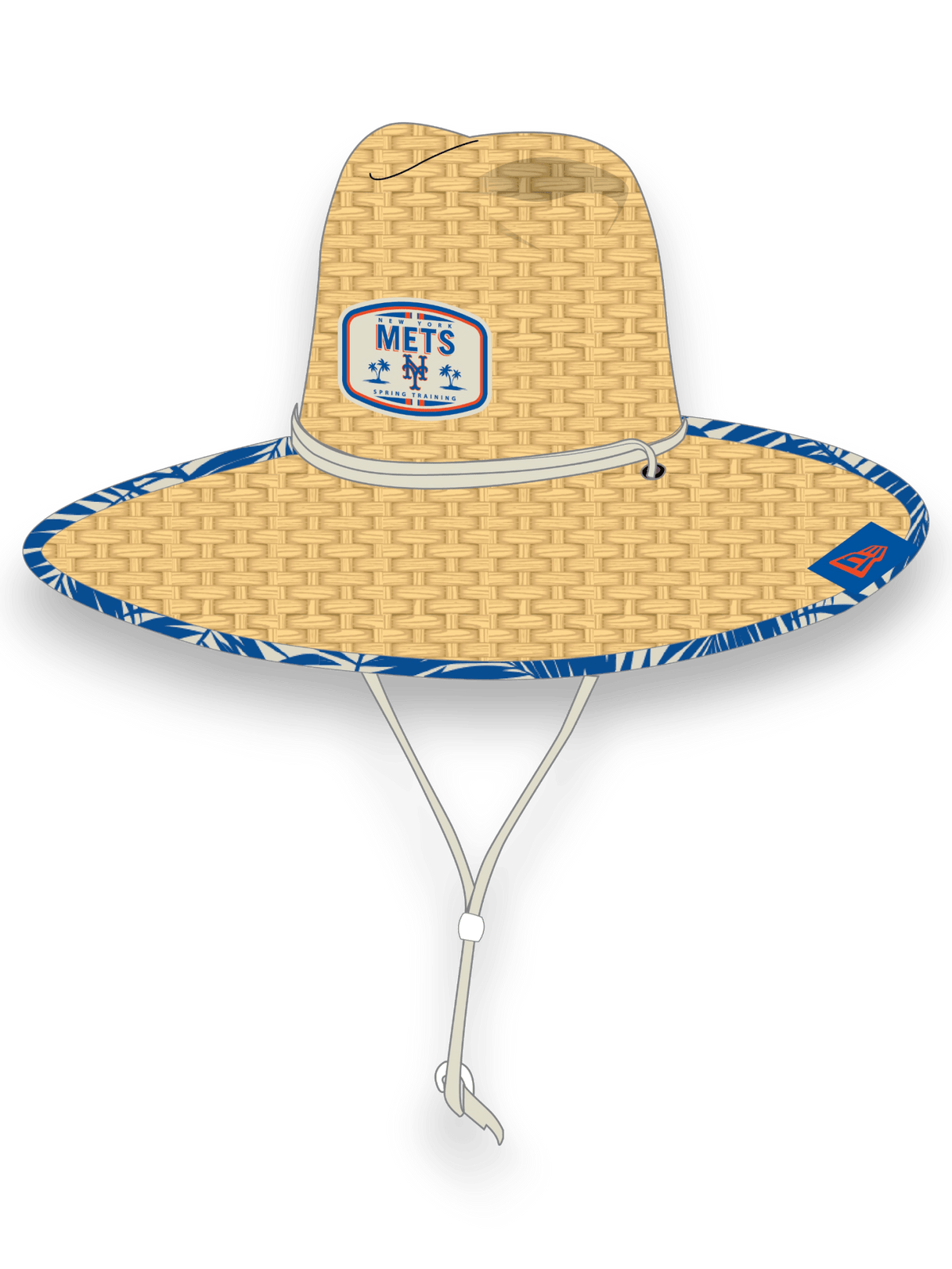 New Era Straw Hat Neymet Natural Blue