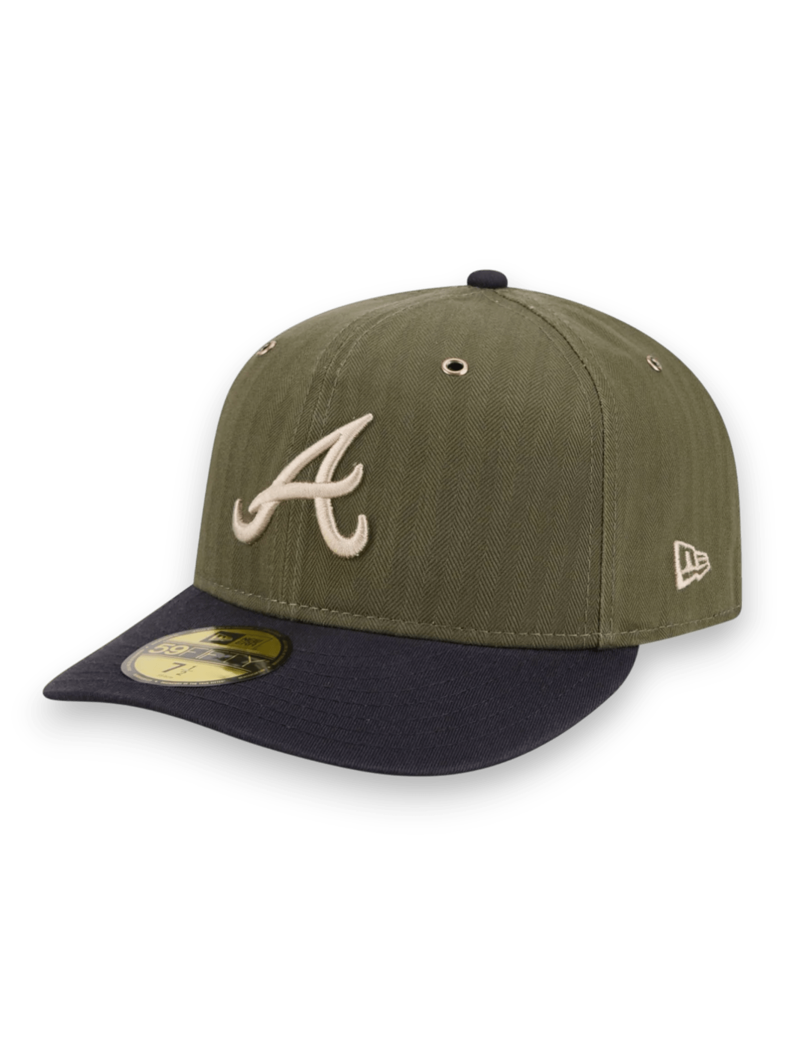 New Era Cap 59FIFTY Three Looms American Herringbone Atlanta Braves