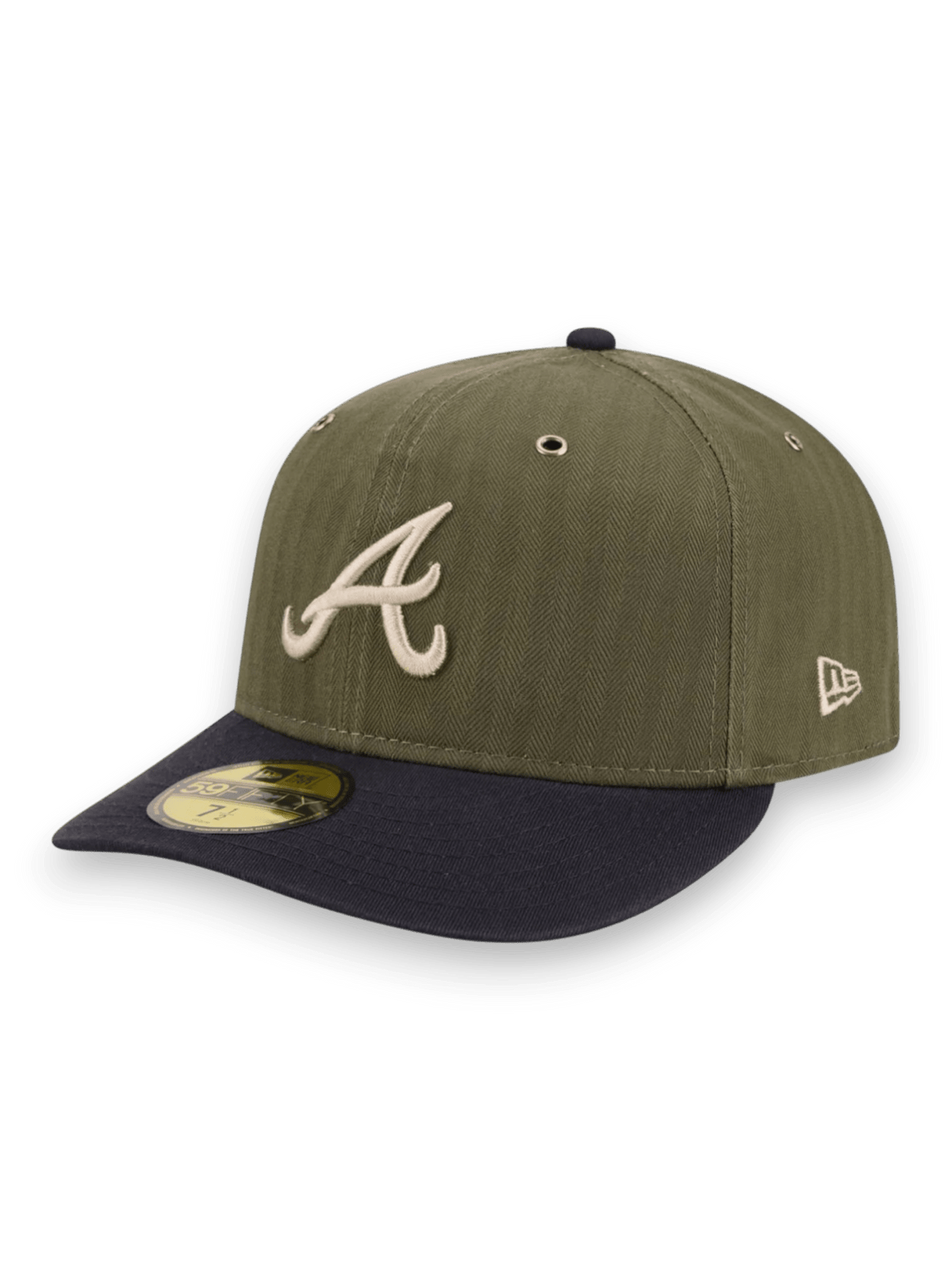New Era Cap 59FIFTY Three Looms American Herringbone Atlanta Braves