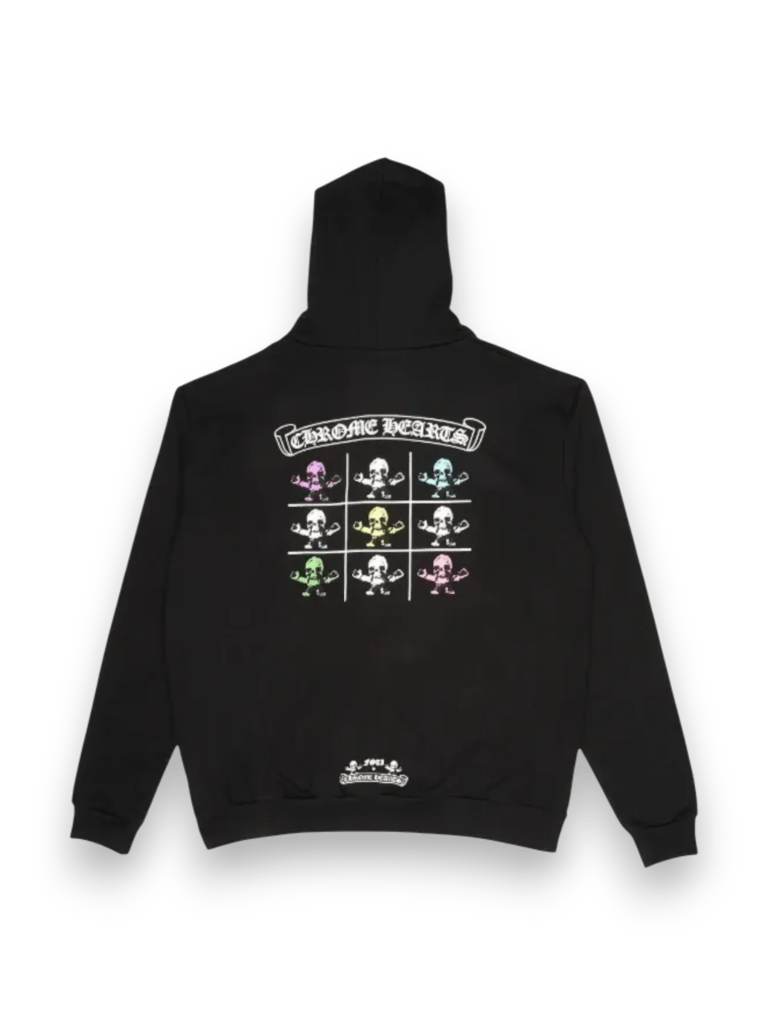 Chrome Hearts Foti Tic Tac Toe zip-up Hoodie