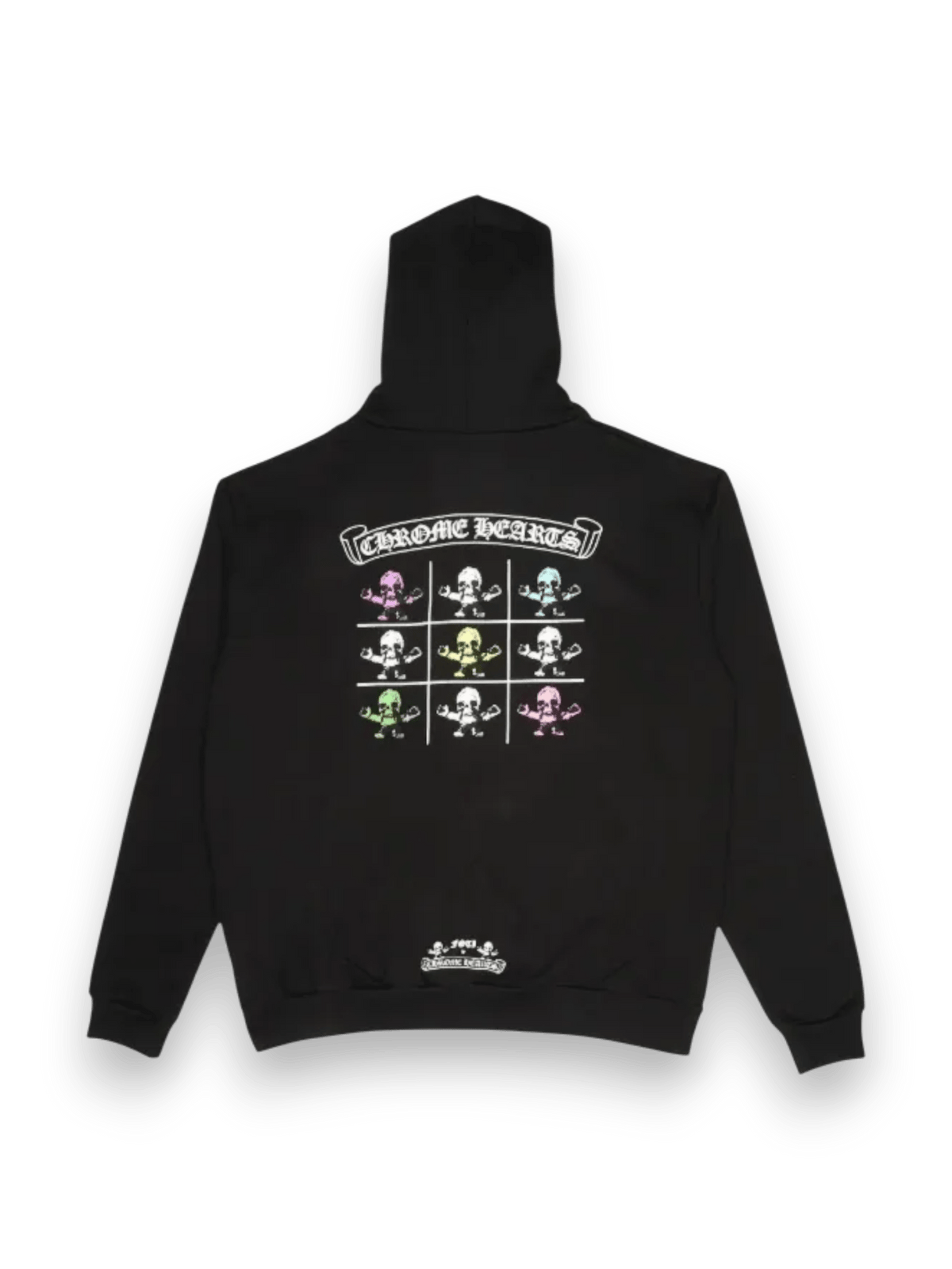Chrome Hearts Foti Tic Tac Toe zip-up Hoodie