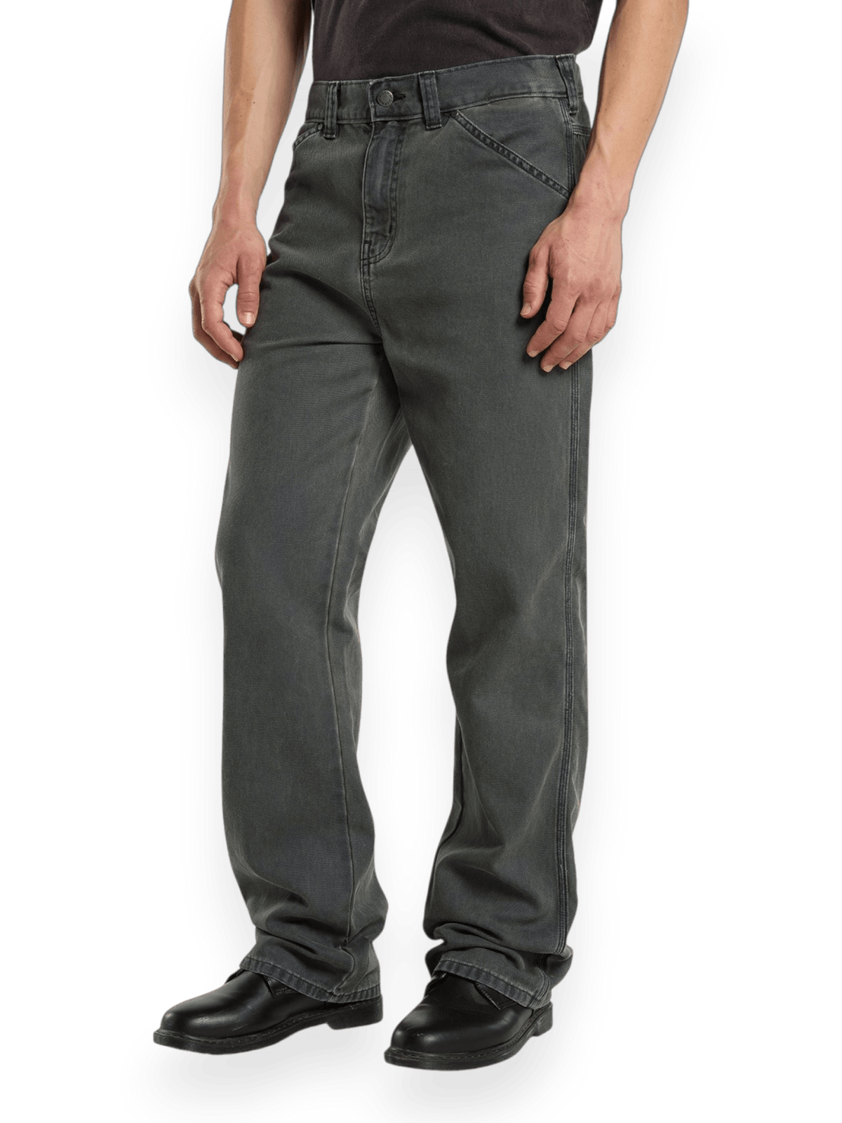 Dickies Houck Loose Straight Canvas Pant Dark Green