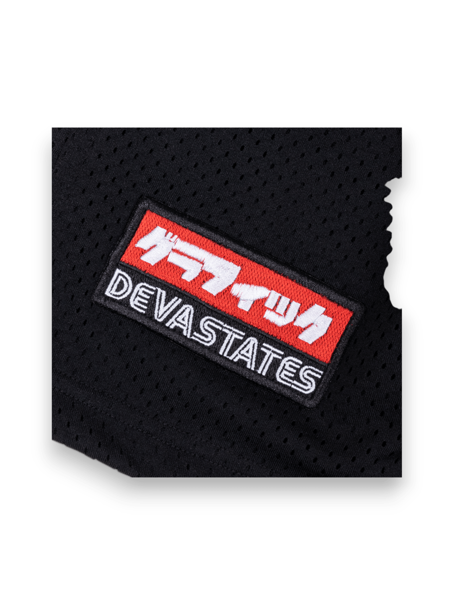 DEVÁ STATES MESH SHORTS GARAGE BLACK