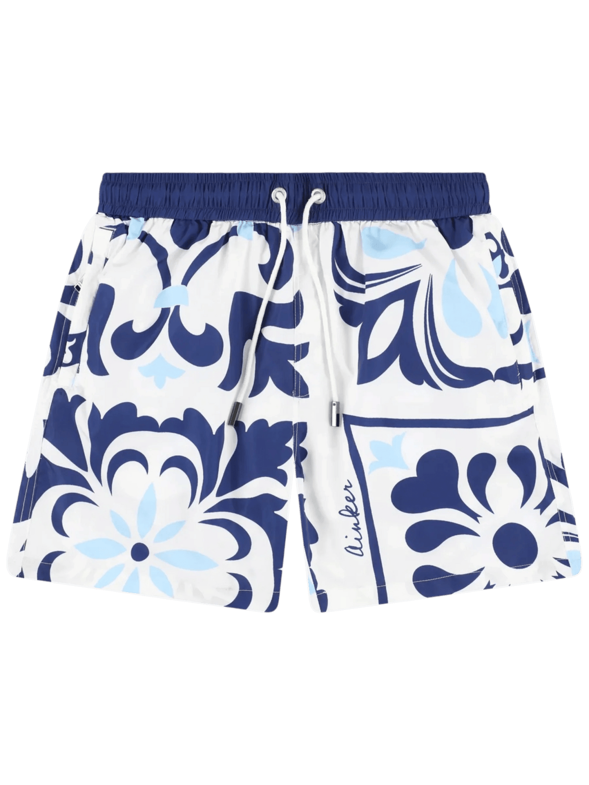 AINKER – Flower 824 Blue Swimwear