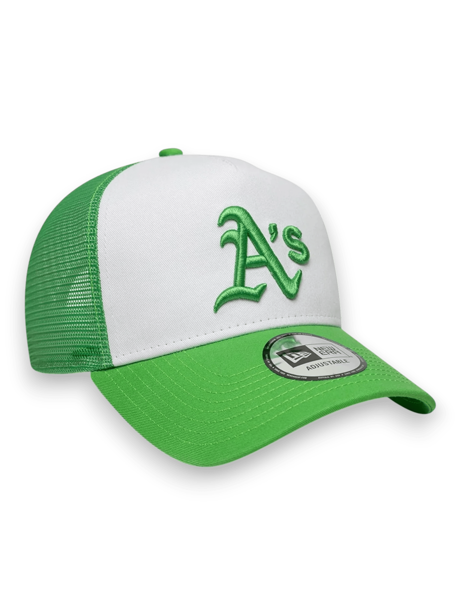 New Era 9FORTY A-Frame Trucker Athletics MLB League Essential Verde