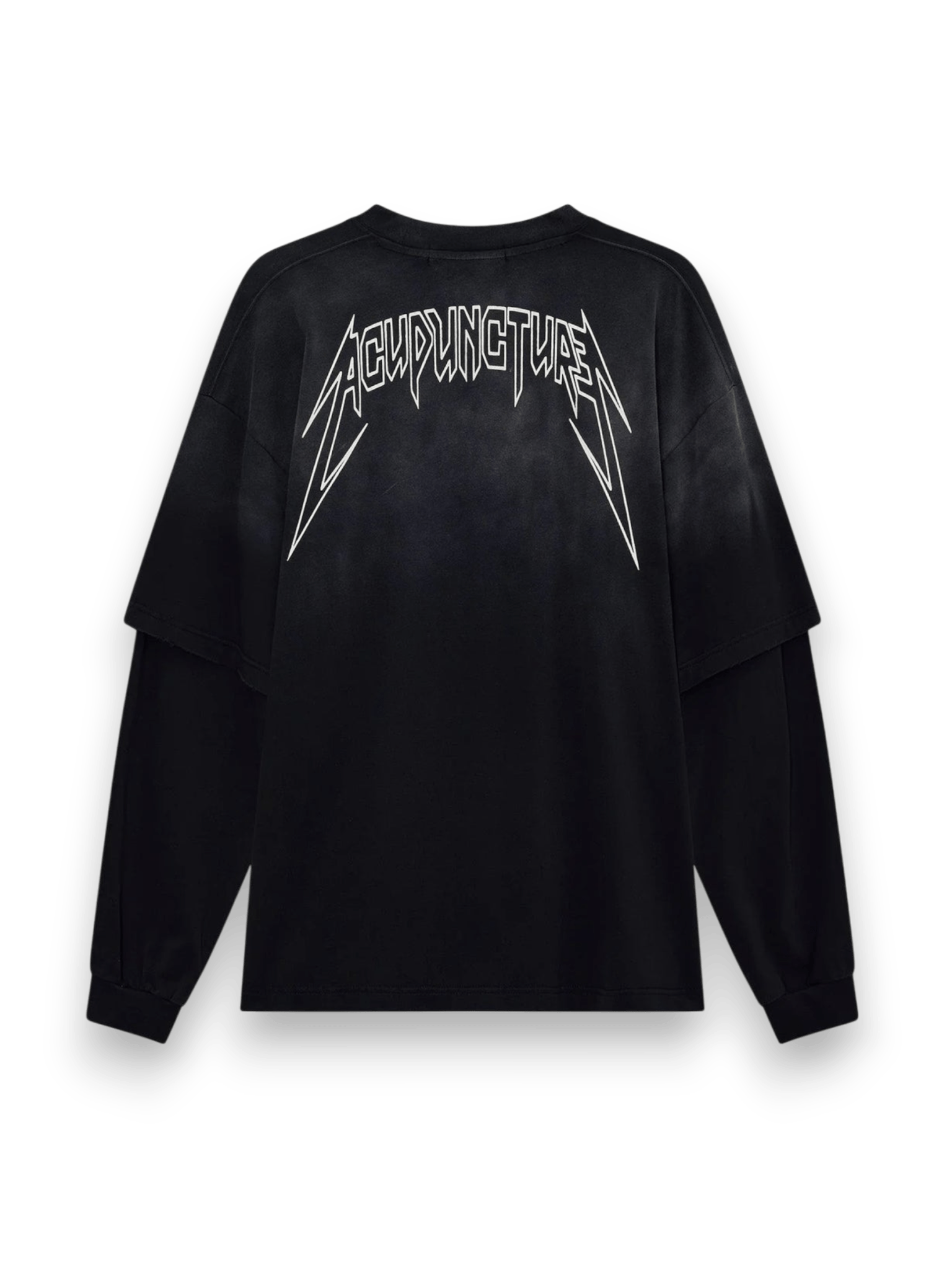 Acupuncture Metal Longsleeve Washed Black