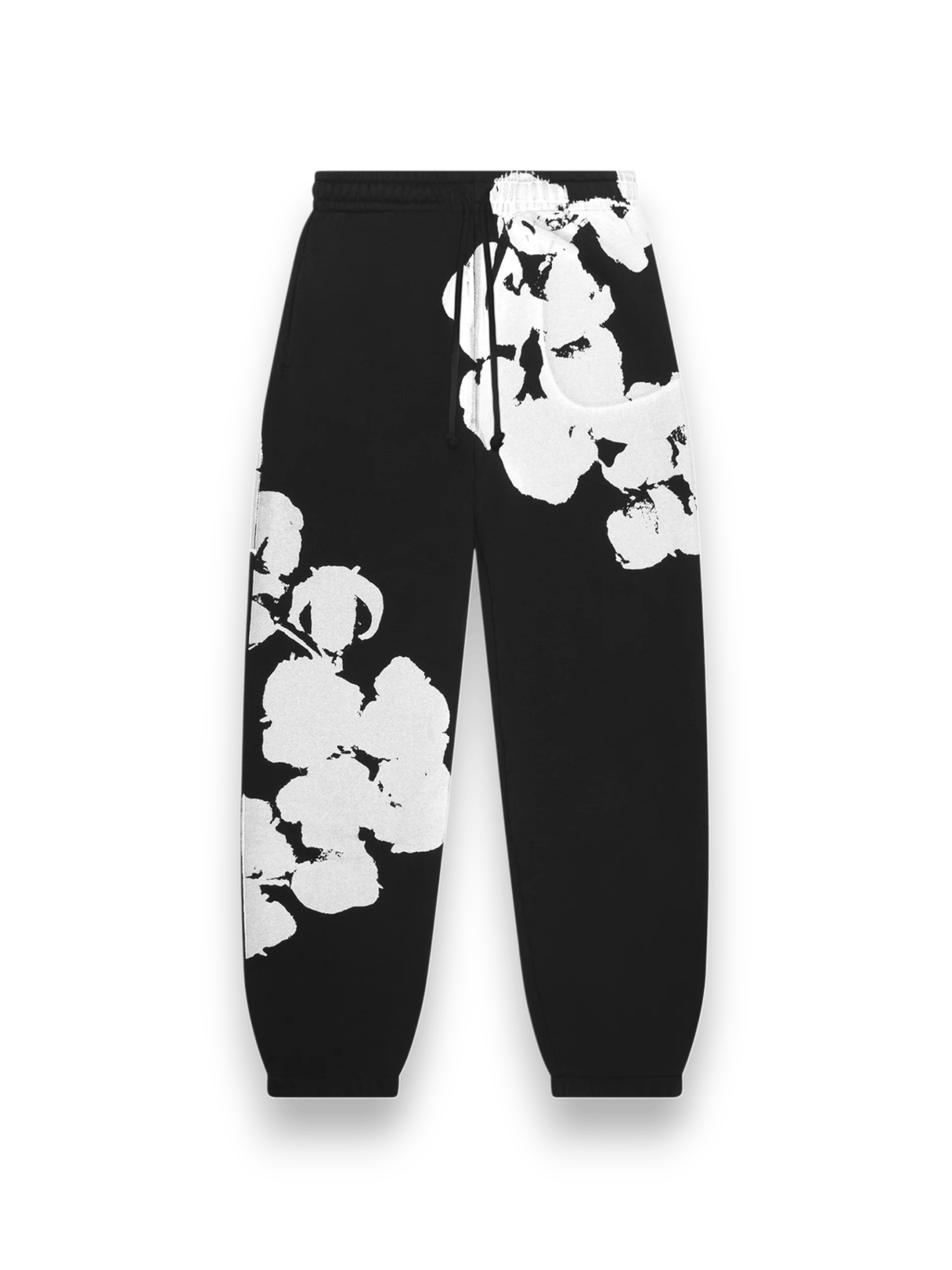 Denim Tears Big Cotton Wreath Pants Black