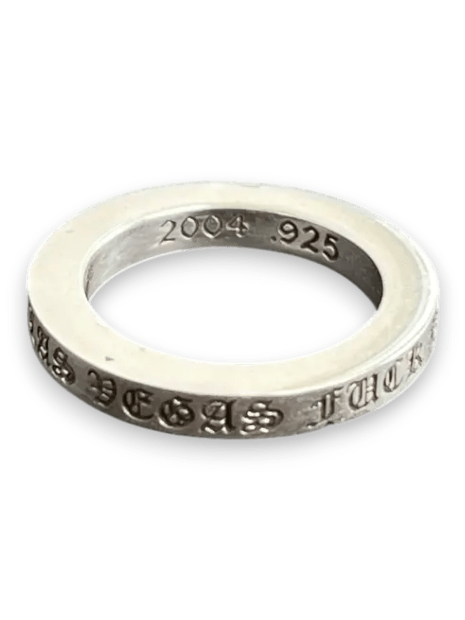 Chrome Hearts Classic Keeper Ring Sterling Silver