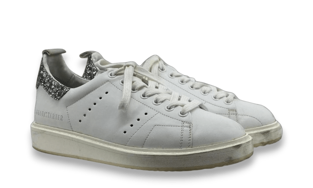 Golden Goose Deluxe Brand Starter Silvery Eggshell