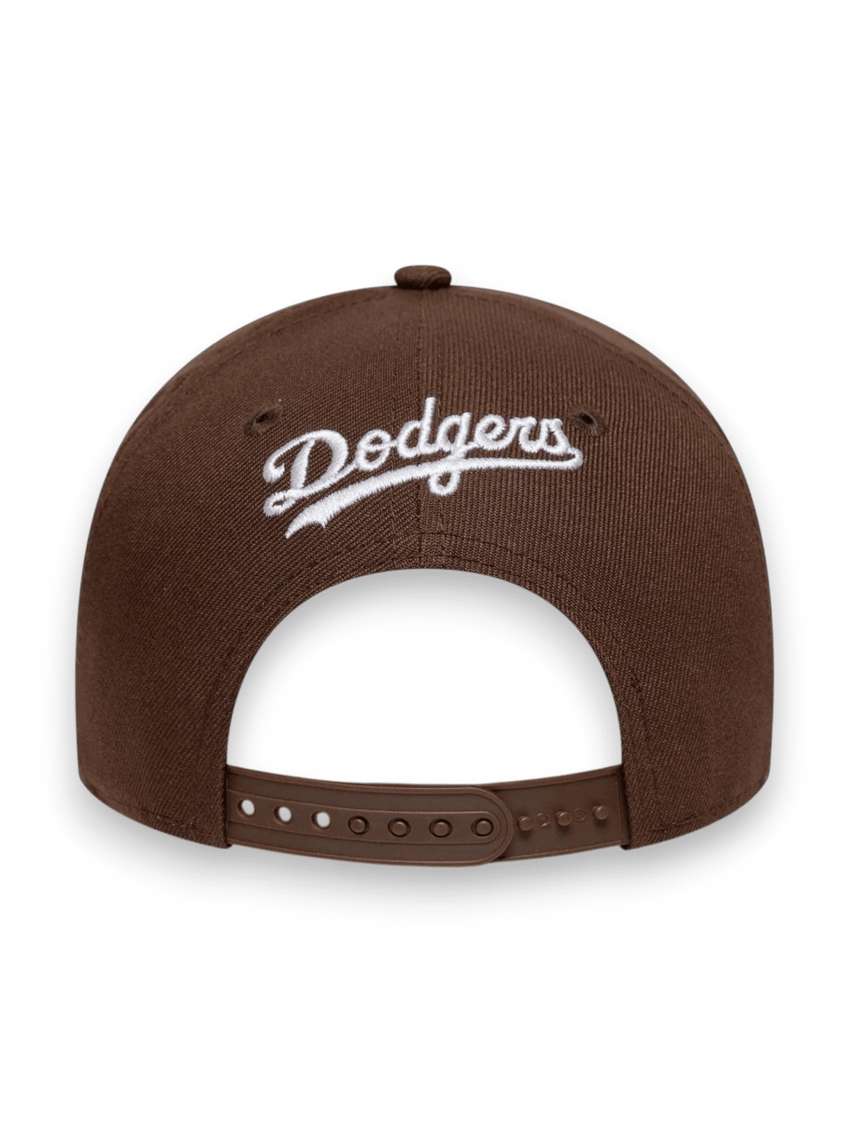 New Era E-Frame LA Dodgers 9FORTY MLB Outline Script Brown