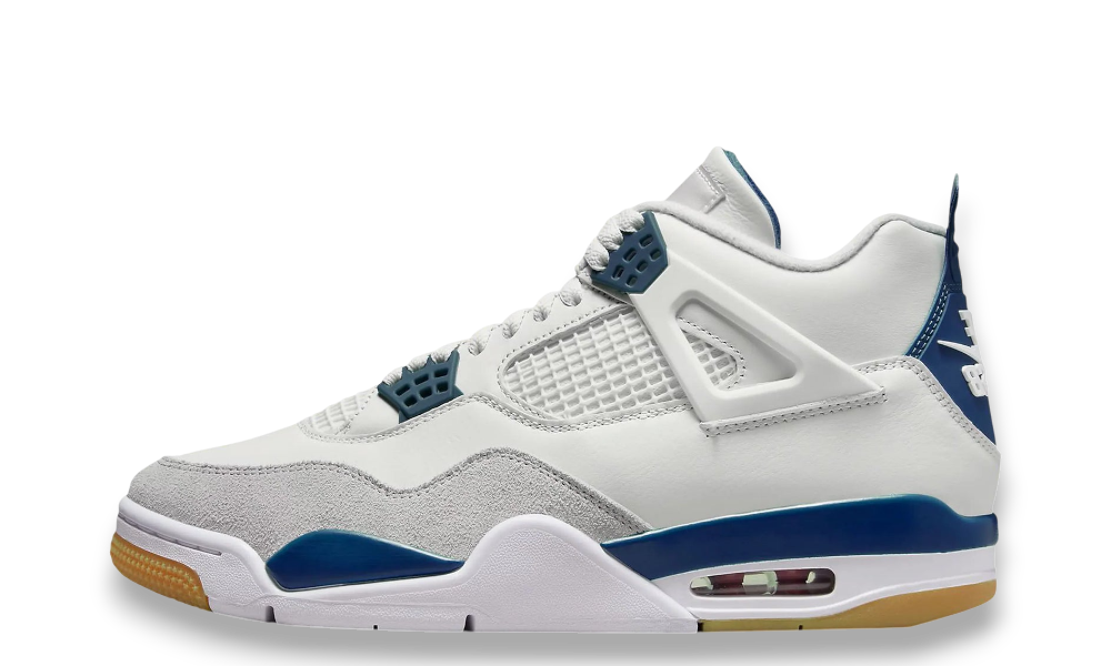 Air Jordan 4 SB White Navy X Nike SB