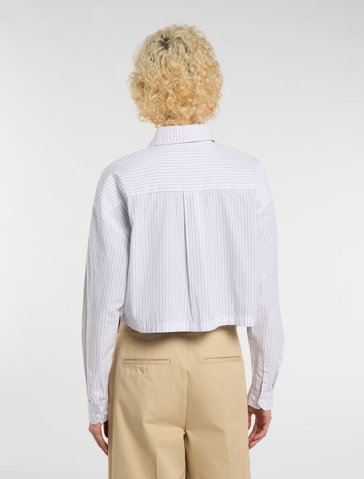 Dickies Shalimar Cropped Shirt White