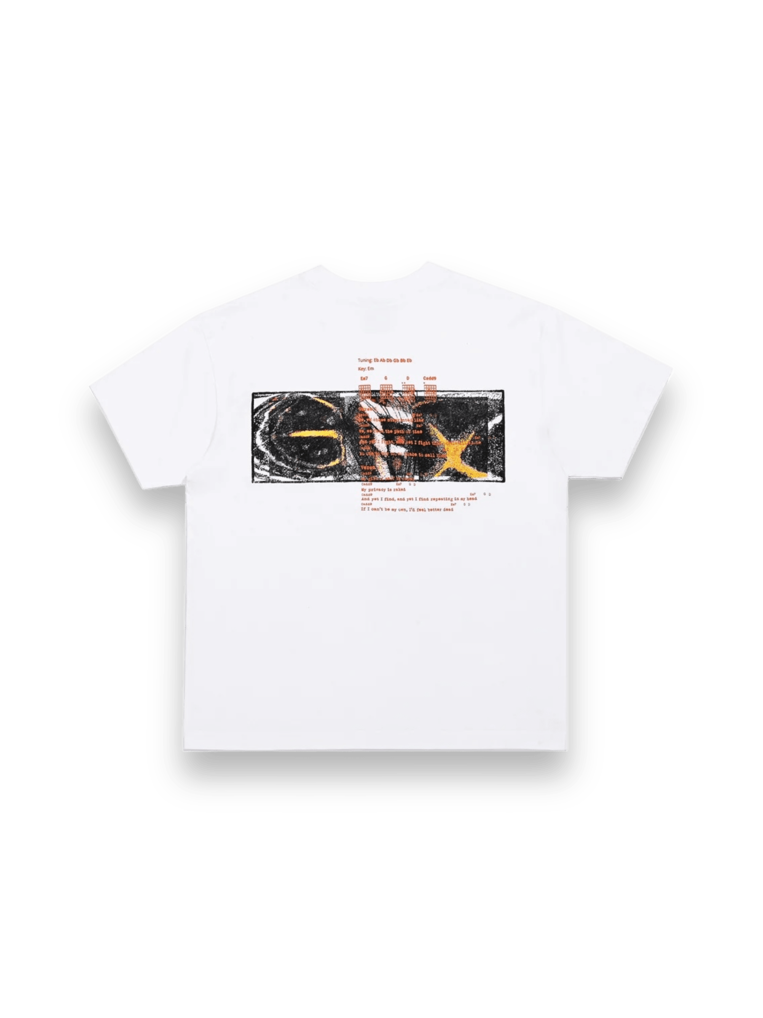 DEVÁ STATES GFX Retro T Shirt Nutshell White