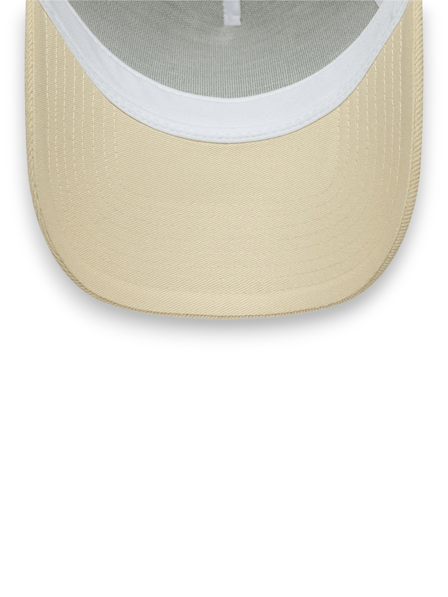 New Era Cap 9FORTY A-Frame Trucker New Era Leather Patch Beige