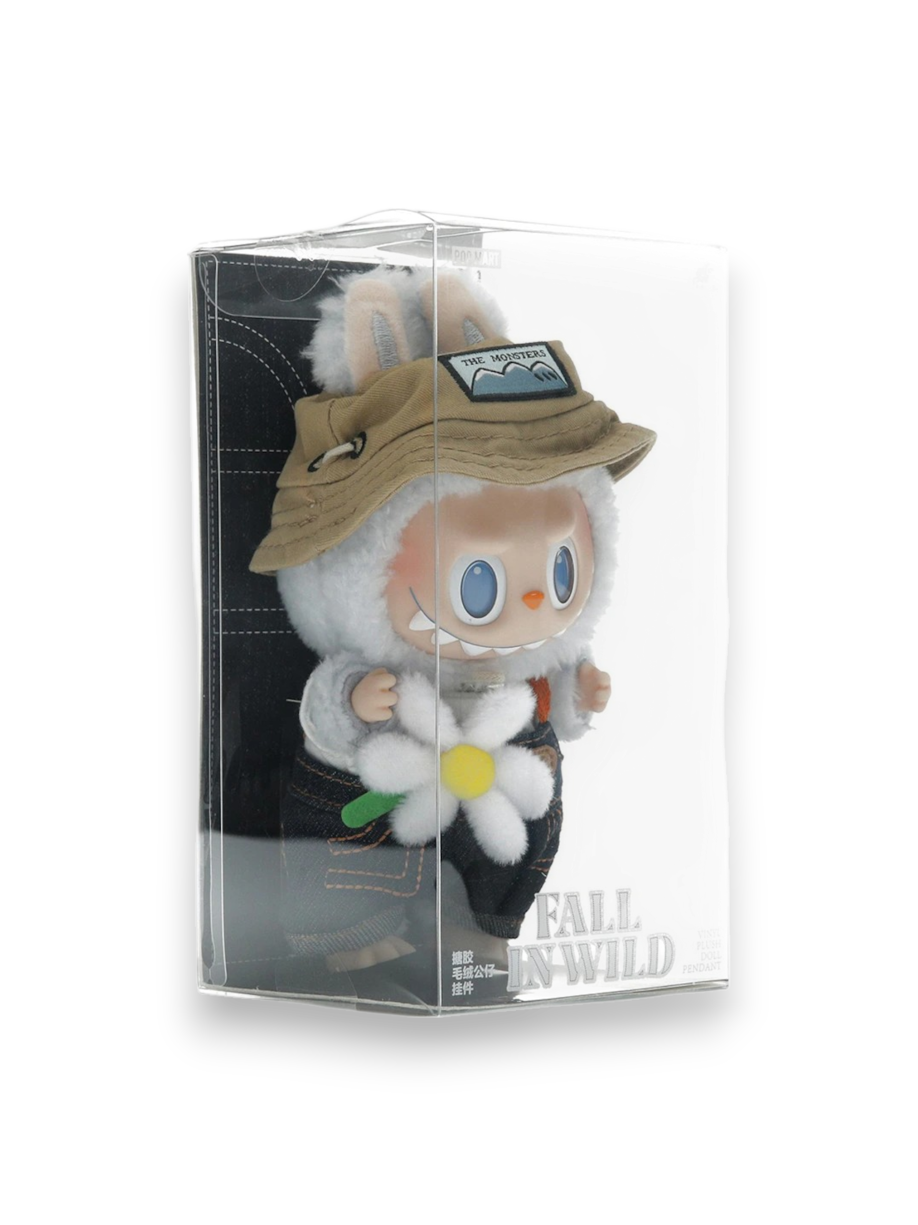 Pop Mart Labubu The Monsters Fall In Wild Vinyl Plush Doll Pendant Keychain