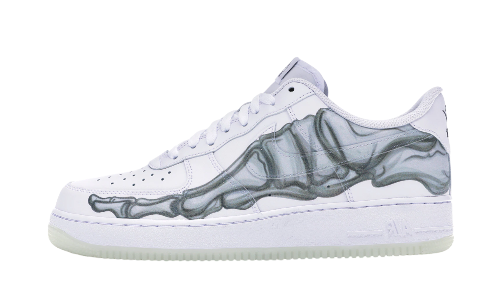 Nike Air Force 1 Skeleton basso Halloween 2018 OBLIO Shop