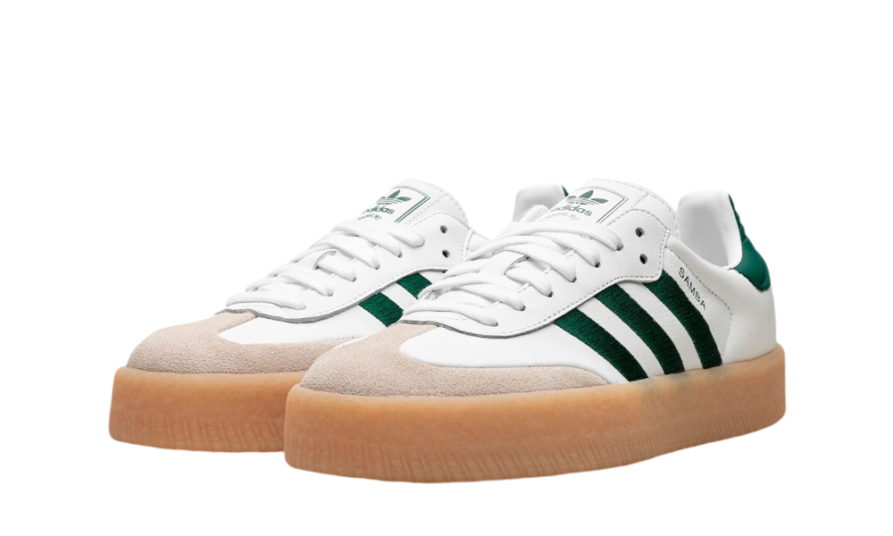 Adidas sambae White Collegiate Green Gum