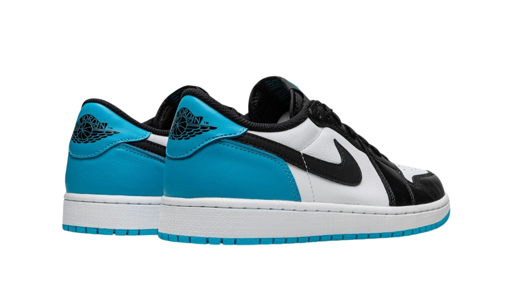Air Jordan 1 Low Black Dark Powder Blue