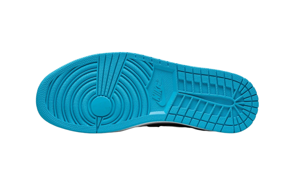 Air Jordan 1 Low Black Dark Powder Blue