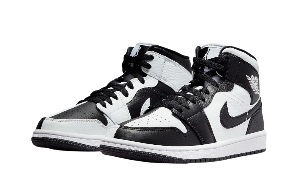 Air Jordan 1 Mid Split Black White (W)