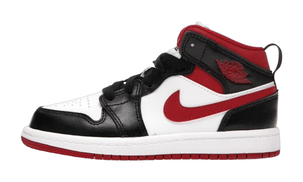 Jordan 1 Mid Gym Red Black White (PS)