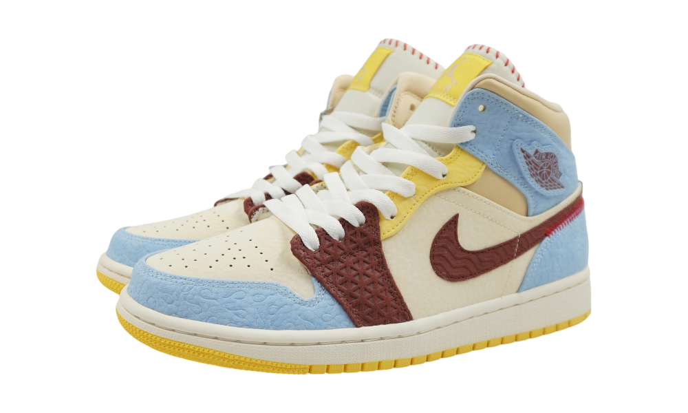 Jordan 1 Mid SE Fearless Maison Chateau Rouge