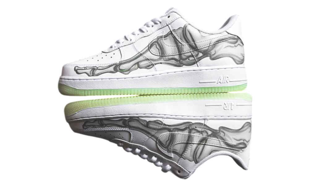 Nike Air Force 1 Skeleton basso Halloween (2018)
