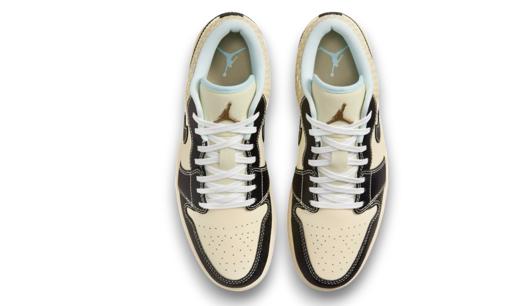Jordan 1 Low SE Coconut Milk Black Muslin