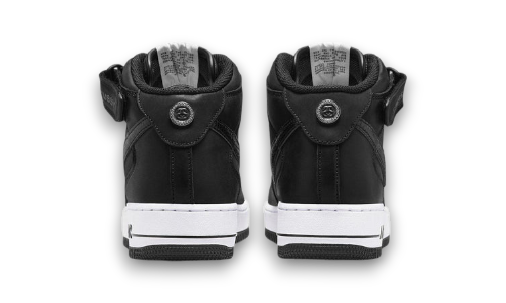 Nike Air Force 1 Mid Stussy Black White
