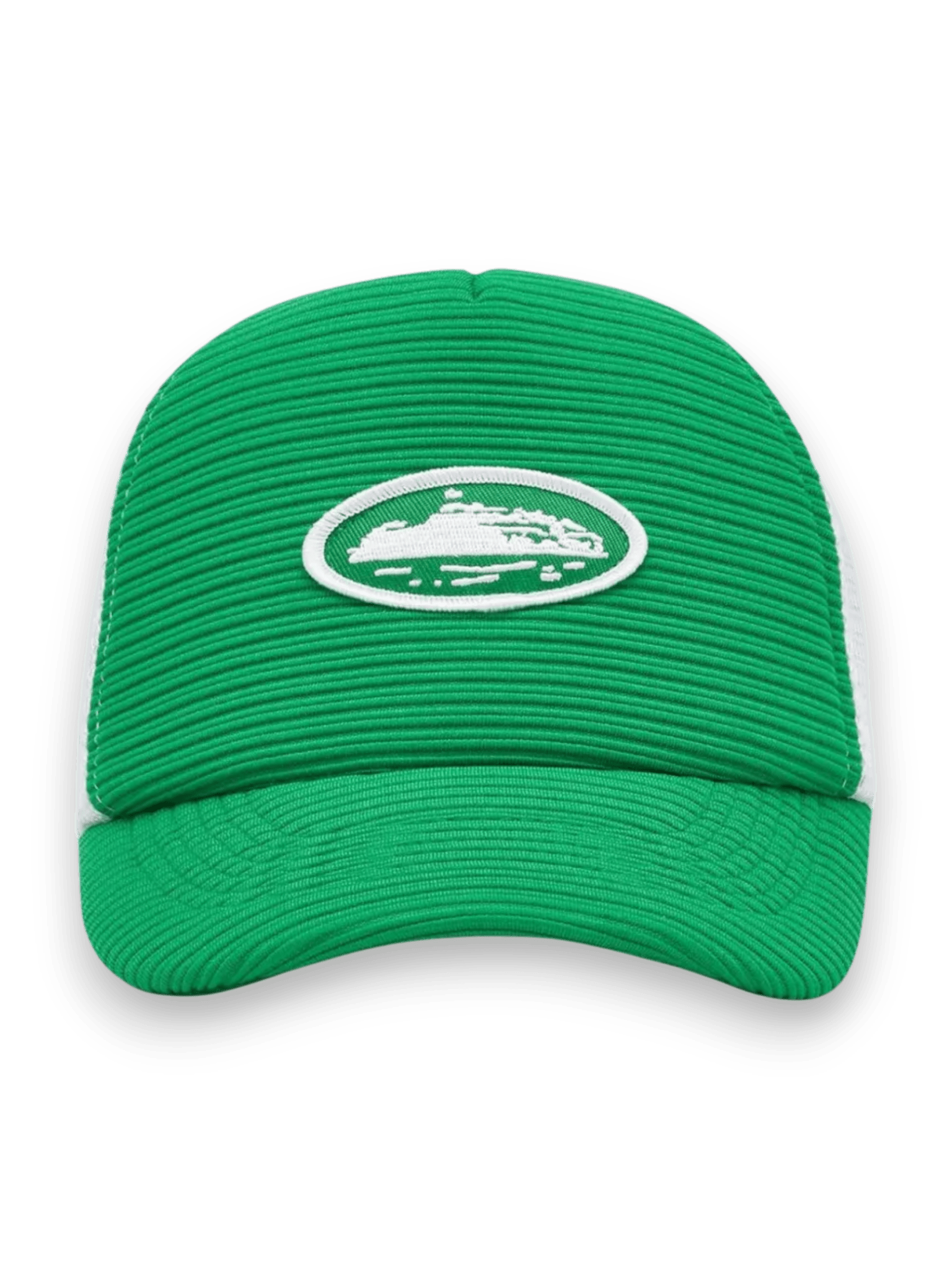 Corteiz Short Peak Trucker Green/White