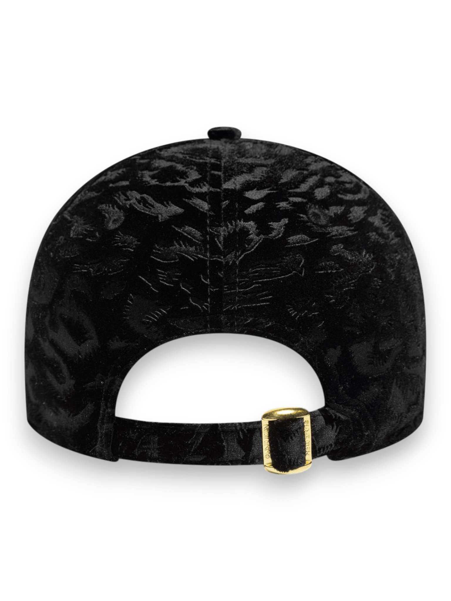 New York Yankees Womens MLB Leo Velour Black 9FORTY Adjustable Cap