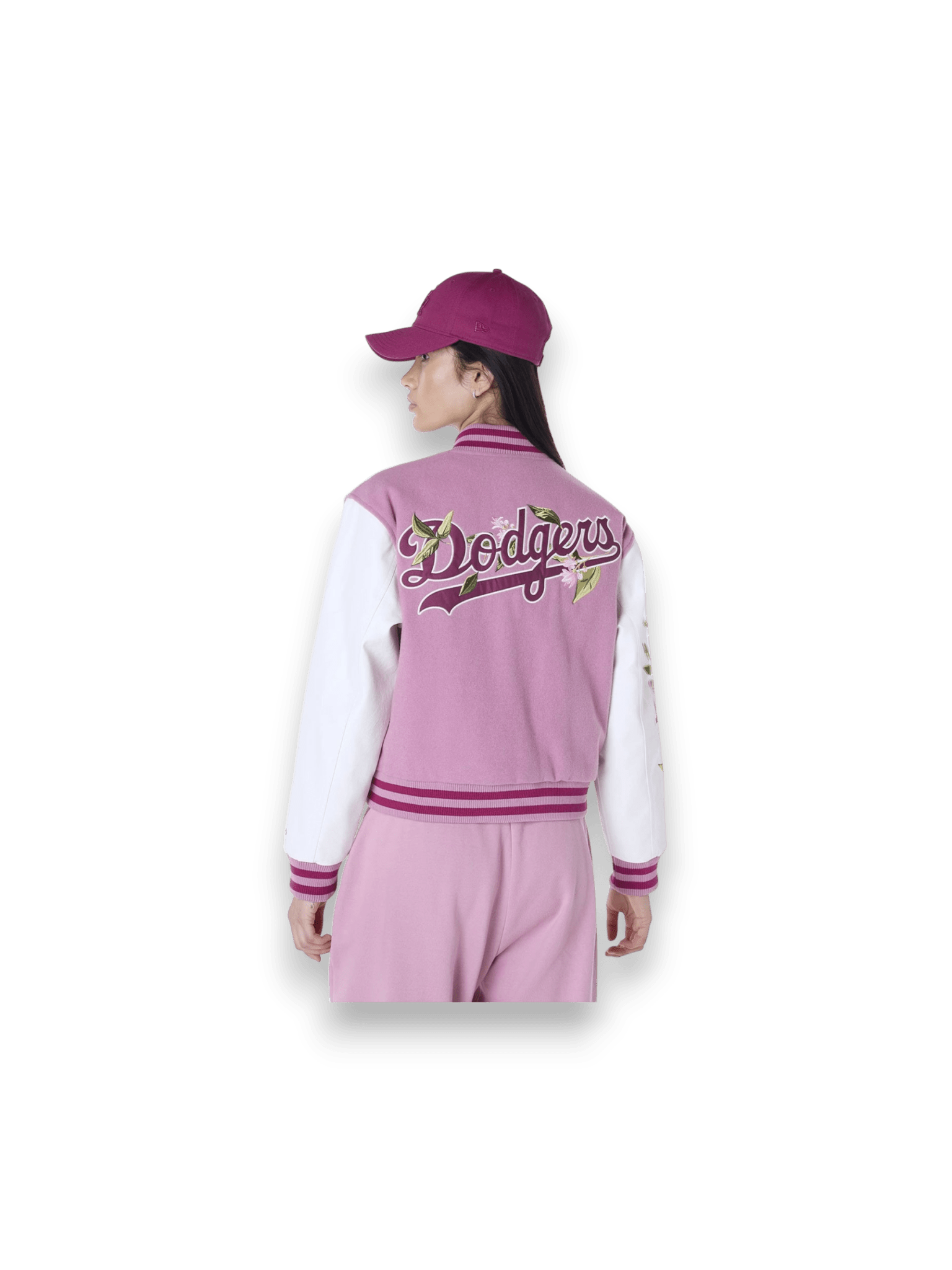 New Era Giacca Varsity LA Dodgers MLB Floral