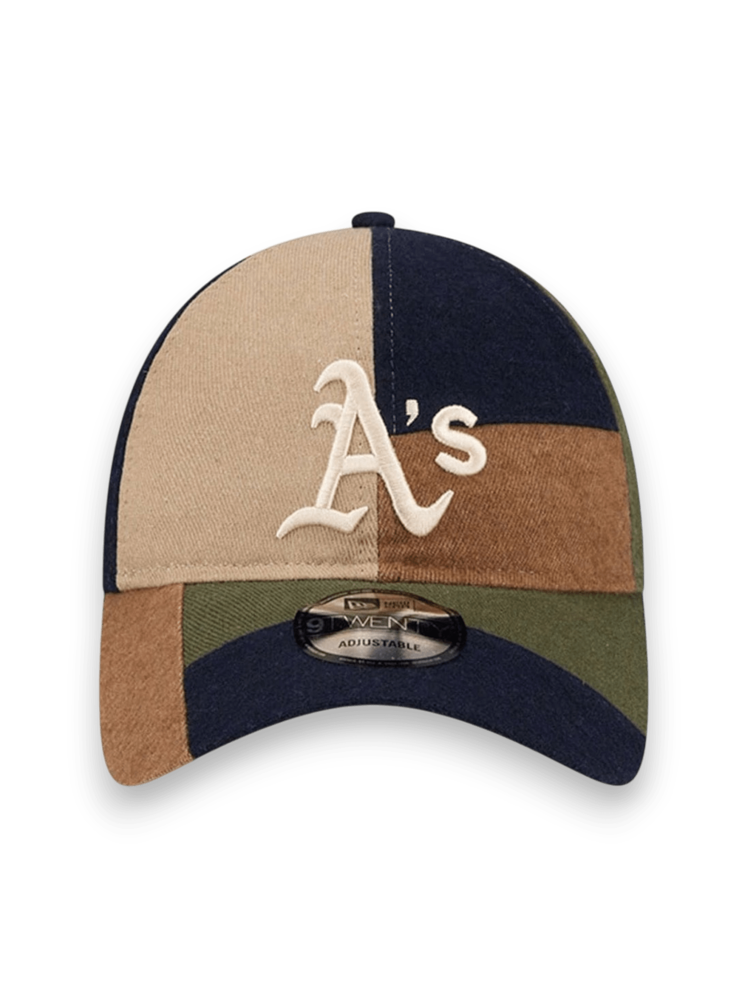 New Era 9TWENTY Athletics MLB Patchwork Marrone
