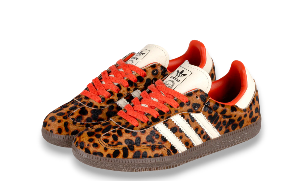 adidas Samba OG Preloved Red Leopard