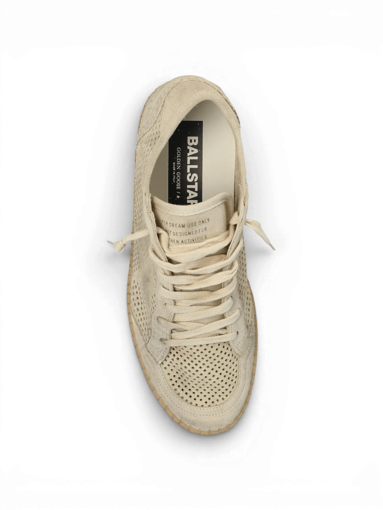 Golden Goose Ball Star Sneakers traforate Beige