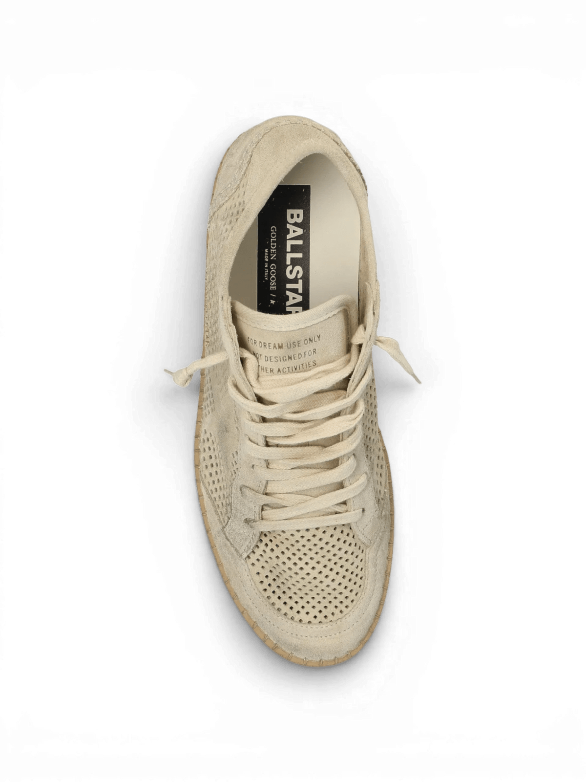 Golden Goose Ball Star Sneakers traforate Beige